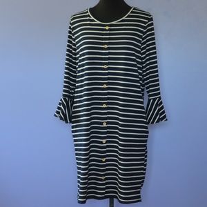 White Birch Striped Dress